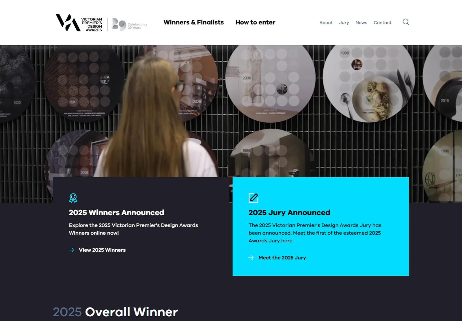 The live home page