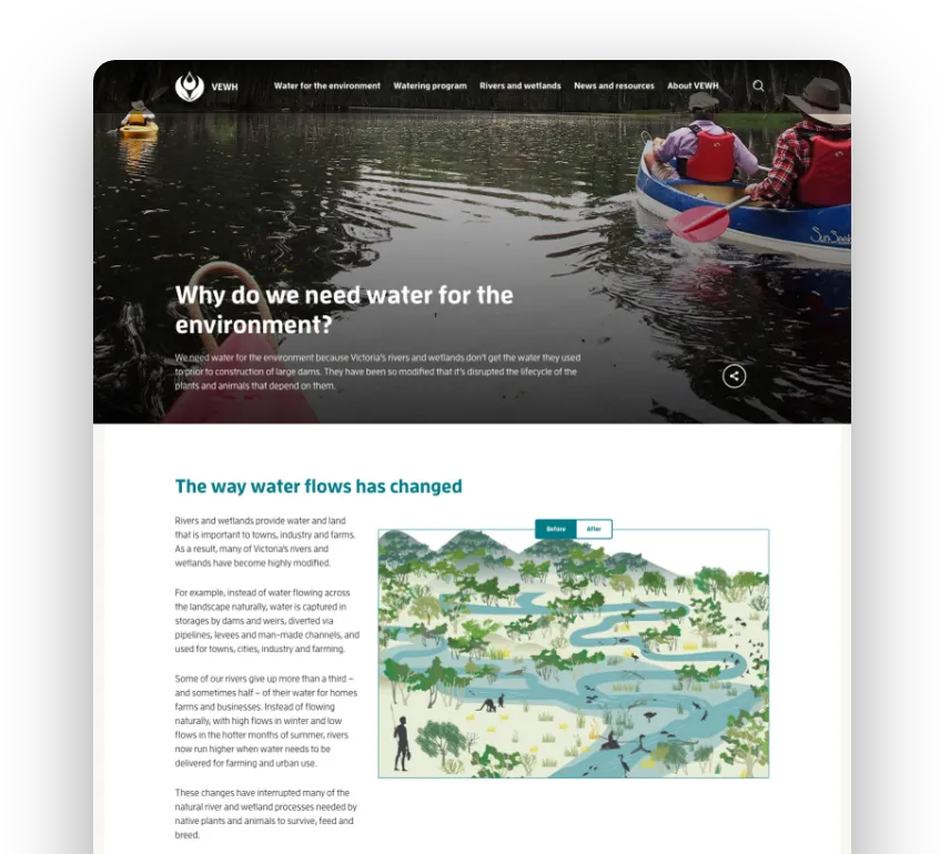 Why we need water for the environment