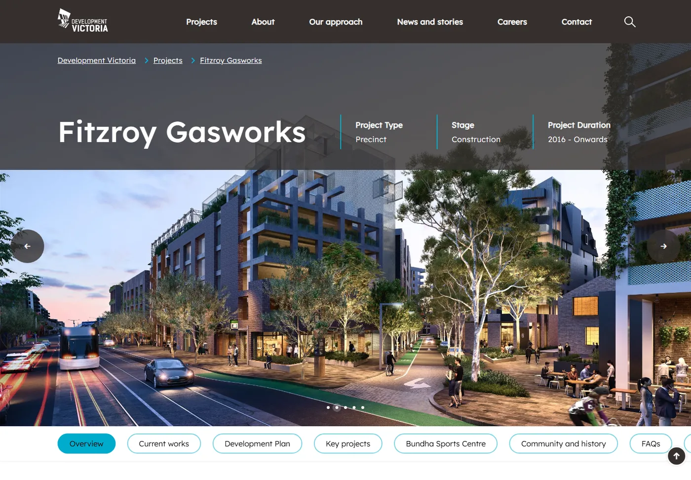 Fitzroy Gasworks project page