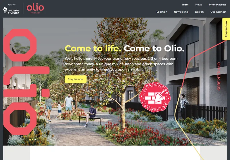 Olio project website