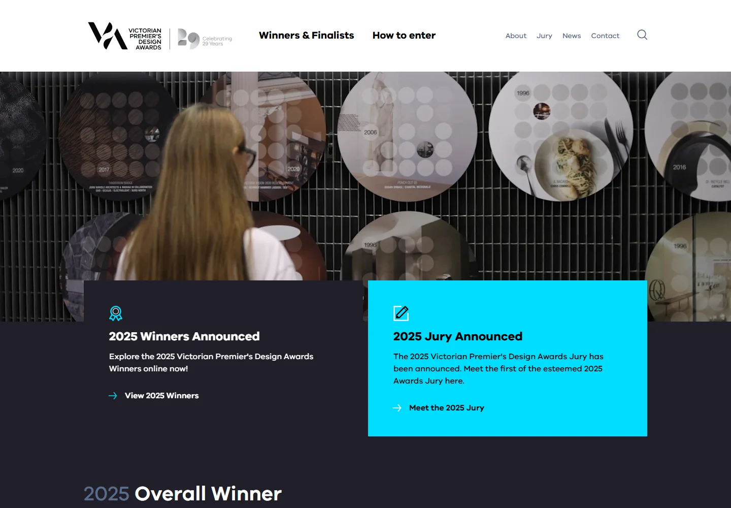 Victorian Premier’s Design Awards website