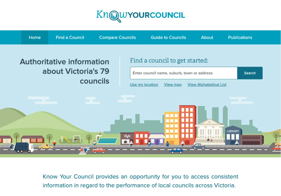 Know Your Council website