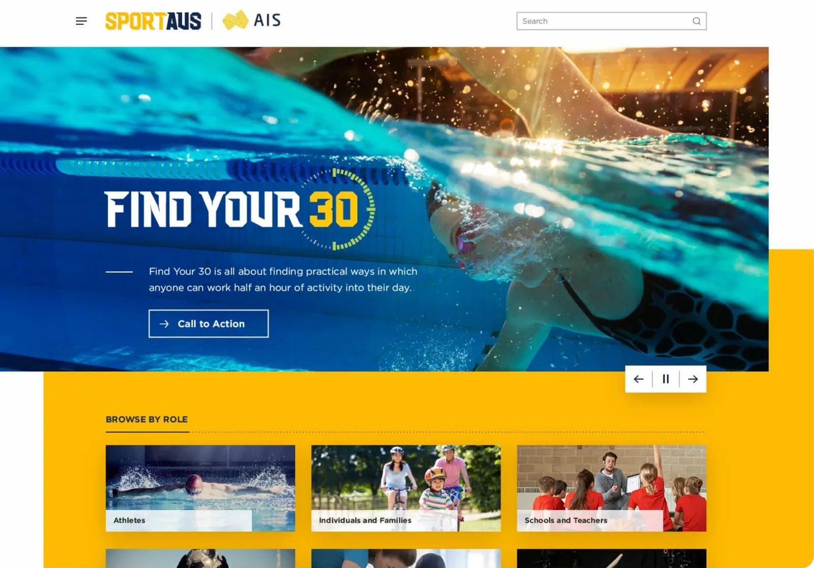 Sport Australia website